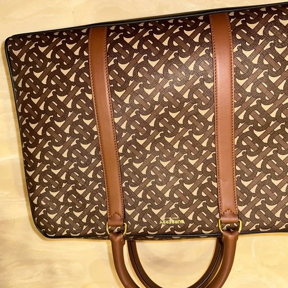 Brand New Burberry Laptop bag Brown Unisex - Picture 4 of 12